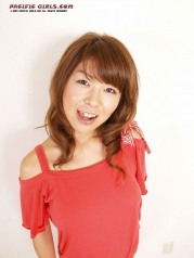 Red dress asian Girl Photo Set