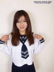 Schoolgirl white panty asian Girl Photo Set