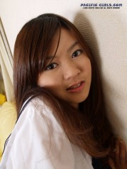 Schoolgirl white panty asian Girl Photo Set