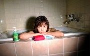Nasty Japanese Cutie Mai Washing Her Hairy Beaver In Bath Tub
