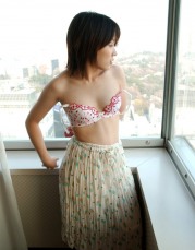 Petite Japanese Slut Shows An Upskirt With Her Panties Bun