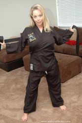 I Was At My Friend Jessies House And She Is Taking Karate Lessons